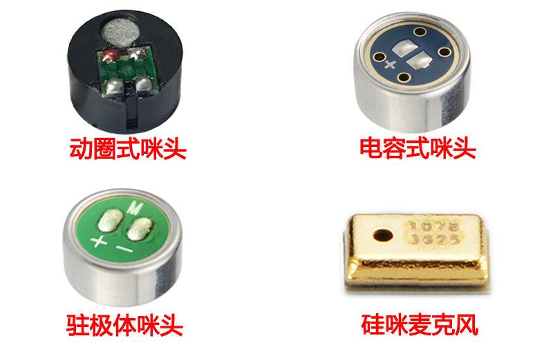 咪头类型展示图